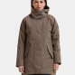 Model iført den mørkebrune Didriksons Alana parka