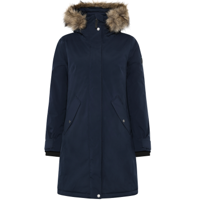 Lang Didriksons Erna dameparka i profil for at vise jakkens snit