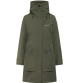 Didriksons Ilma outdoor parka til damer i Deep Green – vind- og vandtæt skaljakke