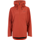 Rustfarvet Didriksons Tilde outdoor damejakke set forfra