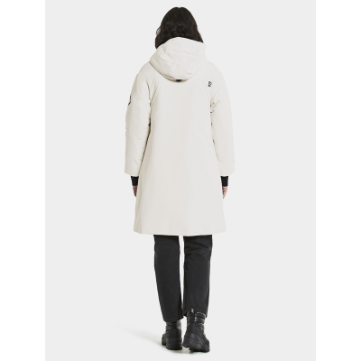 Hvid dame parka 