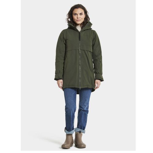 Grøn parka Didriksons Helle