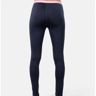 Bagfra af blå Kari Traa Mina midlayer buks i 100% merinould