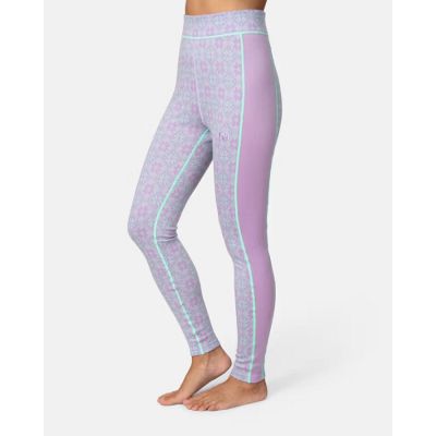 Uld baselayer pants fra Kari Traa, model Rose i farve Lily, lys lilla