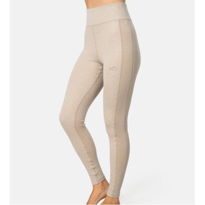 Kari Traa Vilma, lyse midlayer pants i blød merinould, i flot skandinavisk mønster 