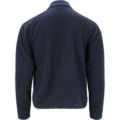 Smart og blød Whistler Pioneer teddy fleecejakke til damer i navy blå set bagfra 