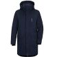 Lang herre parka i navy