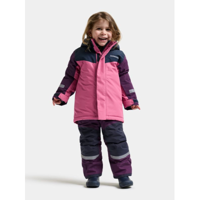 Didriksons Skare multisæt i pink og lilla til børn med extend size funktion.