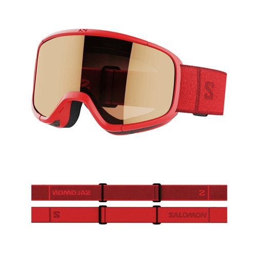 Rød Salomon skibrille unisex