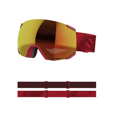 Rød skibrille fra Salomon