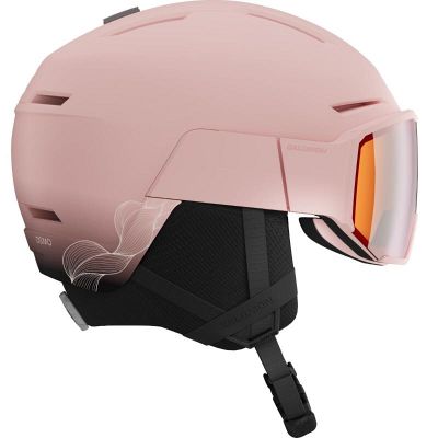 pink skihjelm 