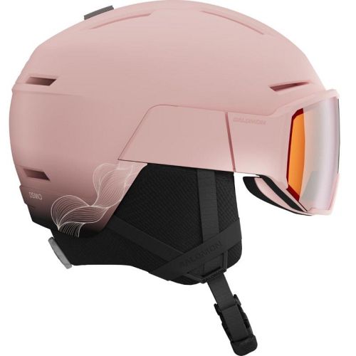 pink skihjelm 