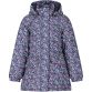 Printet ZigZag Angelina børne parka i farven begonia pink