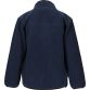Navy blå ZigZag Root teddyfleecejakke set bagfra