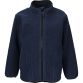 Navy blå ZigZag Root teddyfleece trøje til børn 