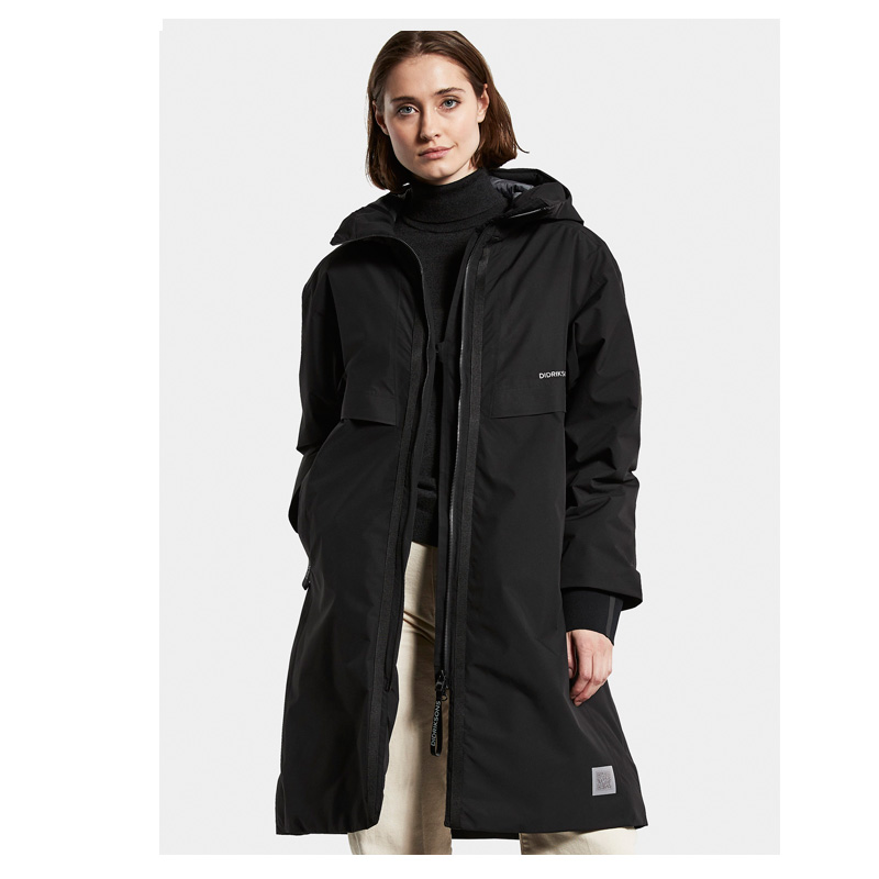 weekend Slik Antarktis Didriksons Aino dame parka 3 - Sort